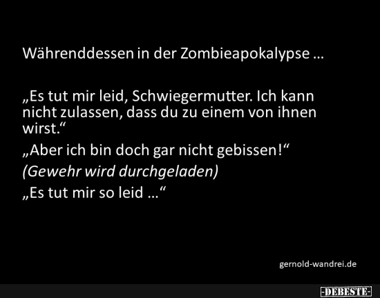 Währenddessen in der Zombieapokalypse... - Lustige Bilder | DEBESTE.de