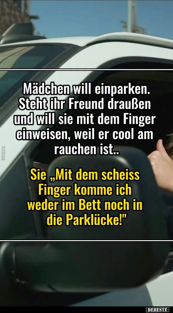 Mädchen will einparken.. - Lustige Bilder | DEBESTE.de