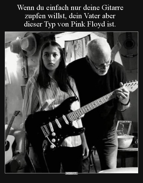 Wenn du einfach nur deine Gitarre zupfen willst, dein.. - Lustige Bilder | DEBESTE.de