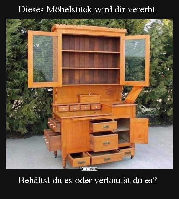 Dieses Möbelstück wird dir vererbt. . - Lustige Bilder | DEBESTE.de