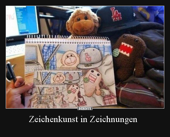 Zeichenkunst in Zeichnungen.. - Lustige Bilder | DEBESTE.de