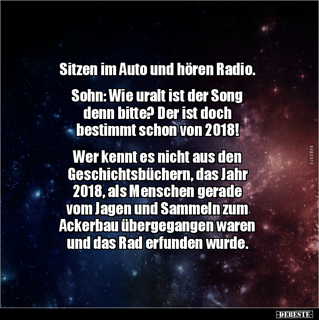 Sitzen im Auto und hören Radio.. - Lustige Bilder | DEBESTE.de