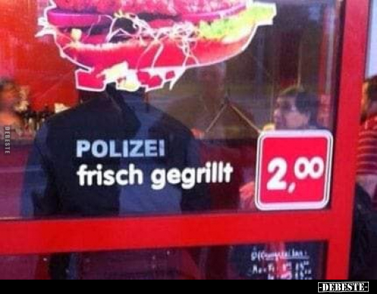 Polizei frisch gegrillt.. - Lustige Bilder | DEBESTE.de
