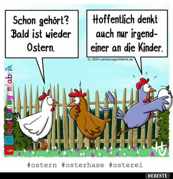 Schon gehört? Bald ist wieder Ostern.. - Lustige Bilder | DEBESTE.de