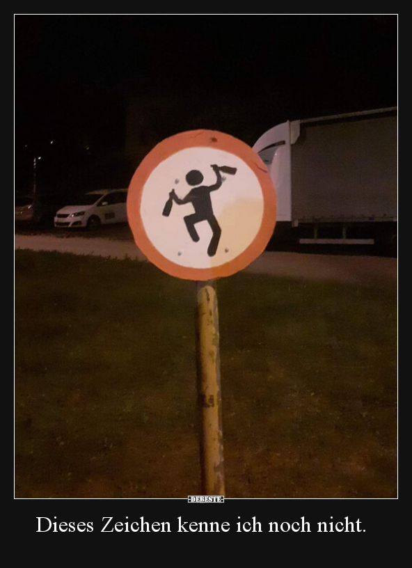 Dieses Zeichen kenne ich noch nicht... - Lustige Bilder | DEBESTE.de