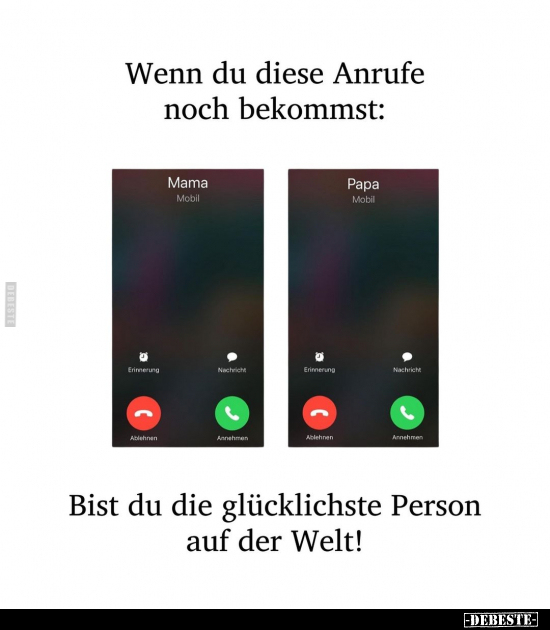 Wenn du diese Anrufe noch bekommst.. - Lustige Bilder | DEBESTE.de