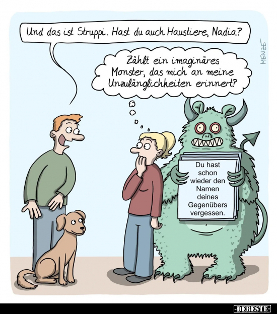 Und das ist Struppi. Hast du auch Haustiere, Nadia?.. - Lustige Bilder | DEBESTE.de