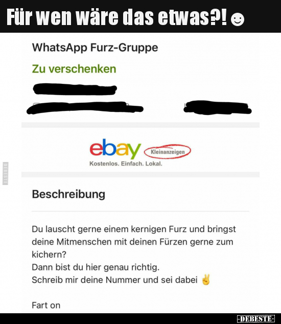 WhatsApp Furz-Gruppe.. - Lustige Bilder | DEBESTE.de
