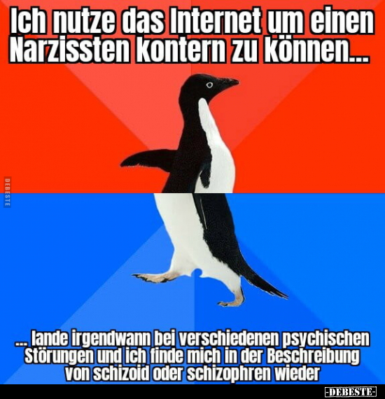 Ich nutze das Internet um einen Narzissten kontern zu.. - Lustige Bilder | DEBESTE.de