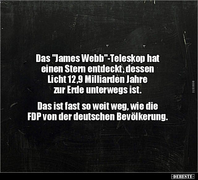 Das "James Webb"-Teleskop hat einen Stern entdeckt, dessen.. - Lustige Bilder | DEBESTE.de