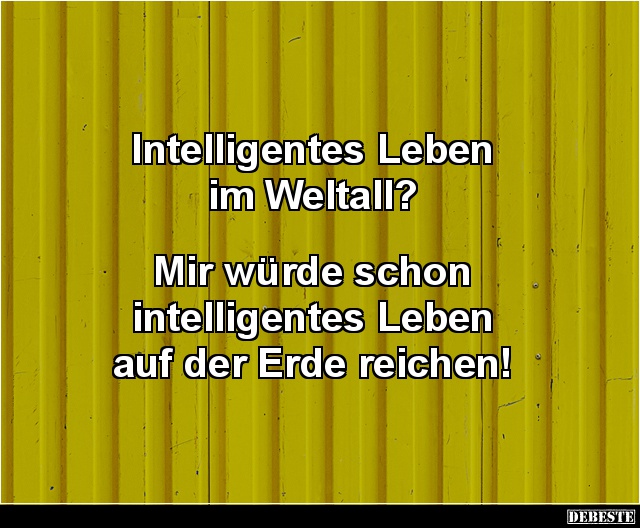 Intelligentes Leben im Weltall? - Lustige Bilder | DEBESTE.de