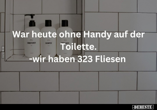War heute ohne Handy auf der Toilette.. - Lustige Bilder | DEBESTE.de