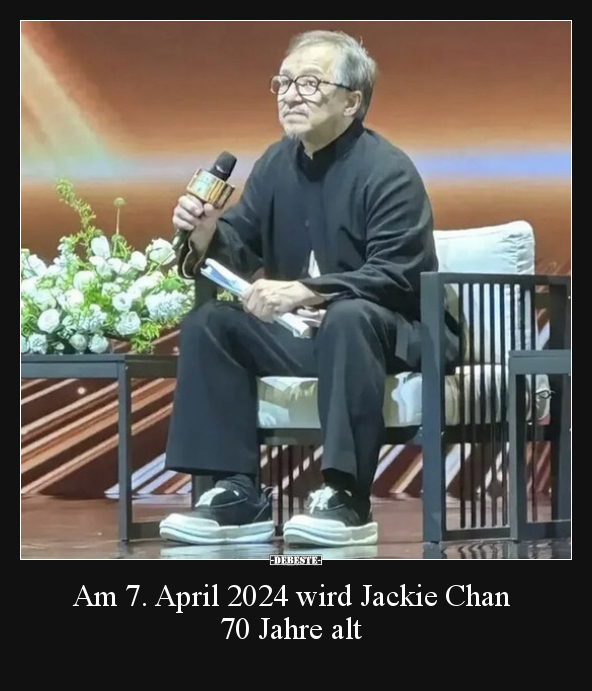 Am 7. April 2024 wird Jackie Chan 70 Jahre alt.. - Lustige Bilder | DEBESTE.de