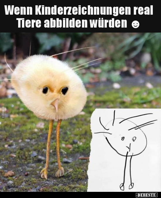 Wenn Kinderzeichnungen real Tiere abbilden würden.. - Lustige Bilder | DEBESTE.de