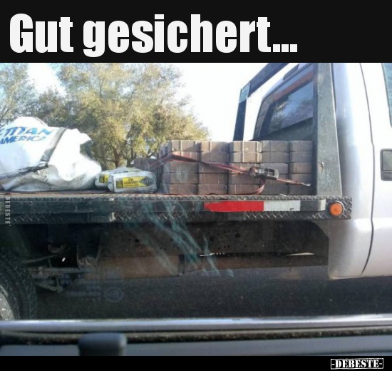 Gut gesichert... - Lustige Bilder | DEBESTE.de