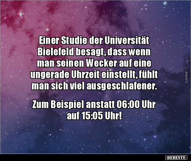 Einer Studie der Universität Bielefeld besagt, dass.. - Lustige Bilder | DEBESTE.de