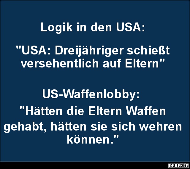 Logik in den USA - Lustige Bilder | DEBESTE.de