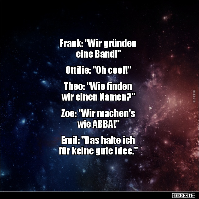 Frank: "Wir gründen eine Band!".. - Lustige Bilder | DEBESTE.de