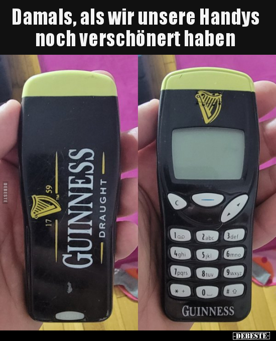 Damals, als wir unsere Handys noch verschönert haben.. - Lustige Bilder | DEBESTE.de