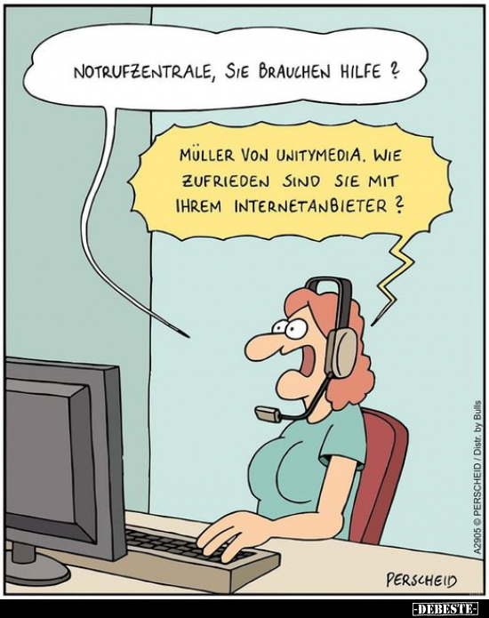 Notrufzentrale, Sie brauchen Hilfe?.. - Lustige Bilder | DEBESTE.de