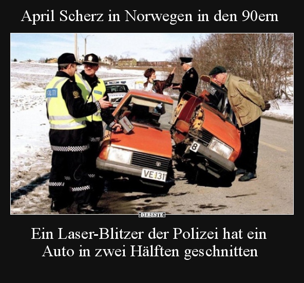 April Scherz in Norwegen in den 90ern.. - Lustige Bilder | DEBESTE.de