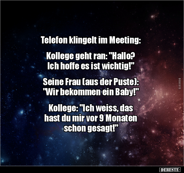 Telefon klingelt im Meeting.. - Lustige Bilder | DEBESTE.de