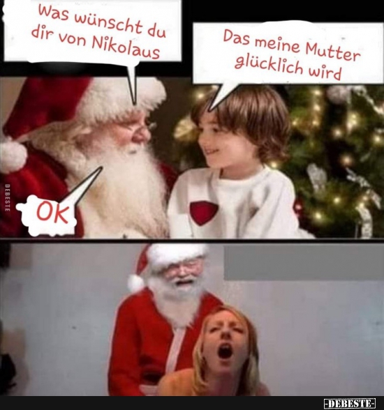 Was wünscht du dir von Nikolaus..? - Lustige Bilder | DEBESTE.de