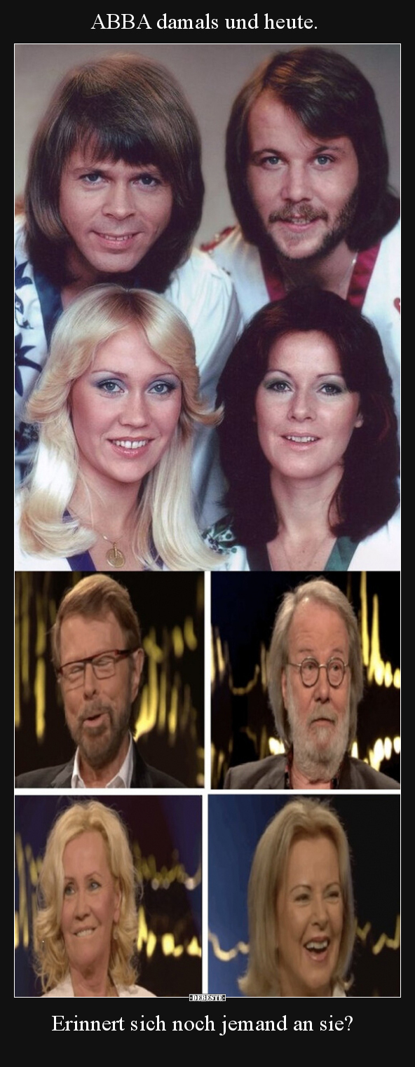ABBA damals und heute... - Lustige Bilder | DEBESTE.de