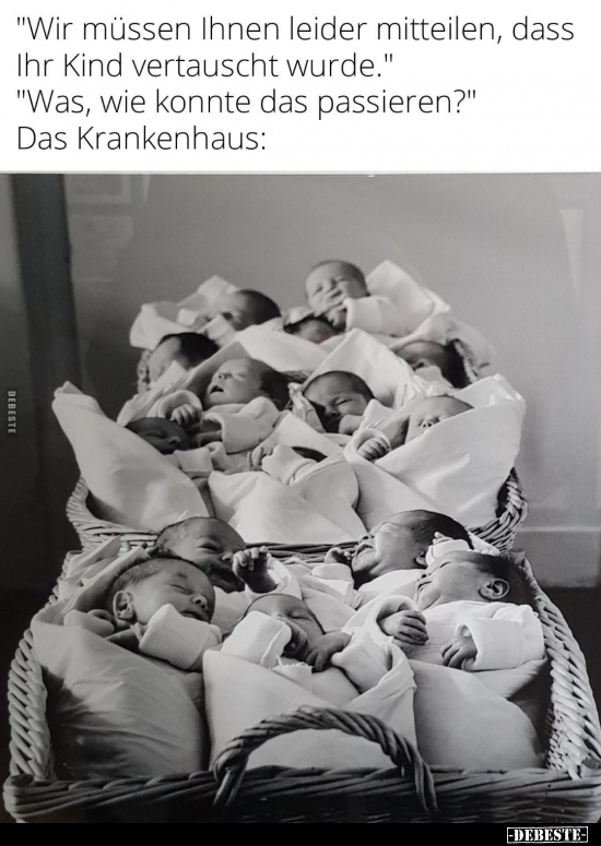 "Wir müssen Ihnen leider mitteilen, dass Ihr Kind.." - Lustige Bilder | DEBESTE.de