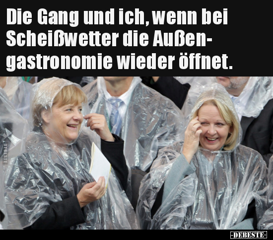 Die Gang und ich, wenn bei Scheißwetter die... - Lustige Bilder | DEBESTE.de
