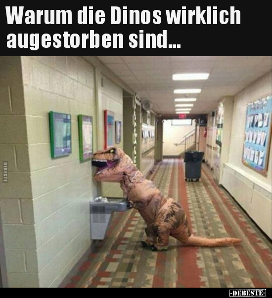 Warum die Dinos wirklich augestorben sind... - Lustige Bilder | DEBESTE.de