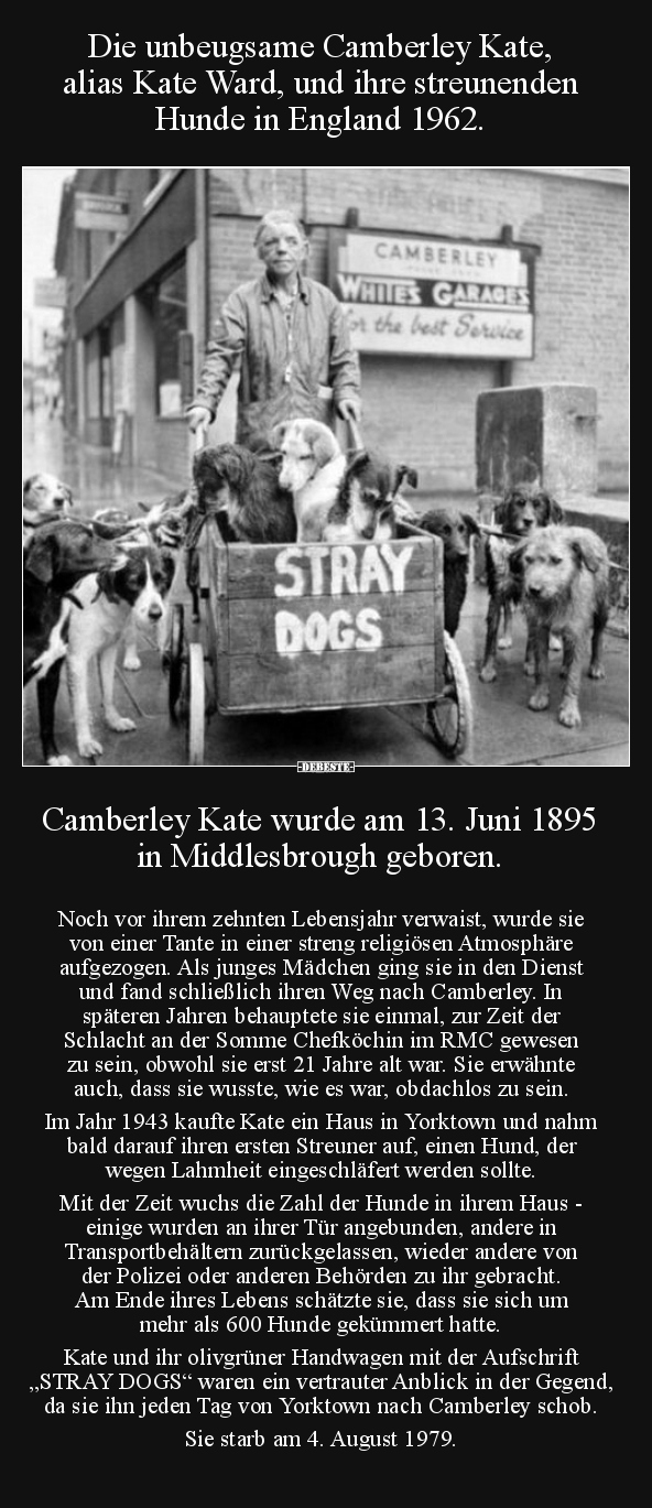 Die unbeugsame Camberley Kate, alias Kate Ward, und ihre.. - Lustige Bilder | DEBESTE.de