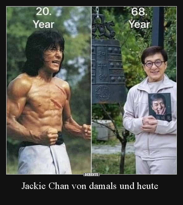 Jackie Chan von damals und heute.. - Lustige Bilder | DEBESTE.de