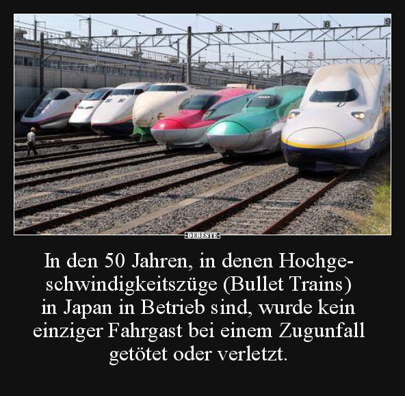 In den 50 Jahren, in denen Hochgeschwindigkeitszüge.. - Lustige Bilder | DEBESTE.de