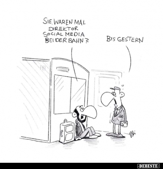 Sie waren mal Direktor Social Media beider Bahn? - Lustige Bilder | DEBESTE.de