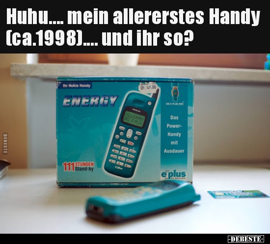 Huhu.... mein allererstes Handy (ca.1998).... und ihr.. - Lustige Bilder | DEBESTE.de