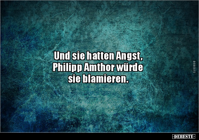 Und sie hatten Angst, Philipp Amthor würde sie.. - Lustige Bilder | DEBESTE.de