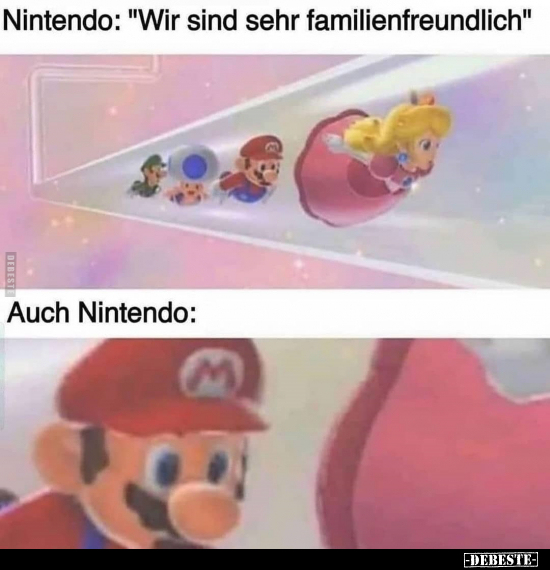Nintendo: "Wir sind sehr familienfreundlich".. - Lustige Bilder | DEBESTE.de