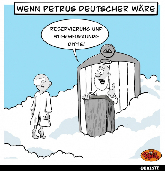 Wenn Petrus Deutscher wäre.. - Lustige Bilder | DEBESTE.de