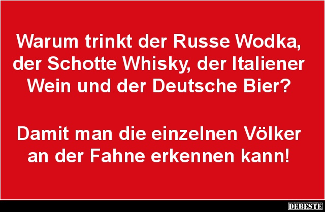 Warum trinkt der Russe Wodka? - Lustige Bilder | DEBESTE.de