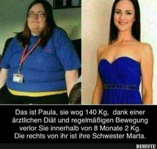 Das ist Paula, sie wog 140 Kg, dank einer ärztlichen Diät.. - Lustige Bilder | DEBESTE.de