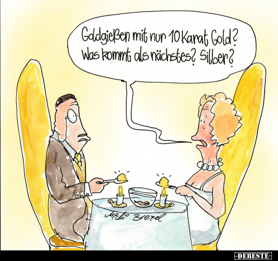 Geldgießen mit nur 10 Karat Gold?.. - Lustige Bilder | DEBESTE.de