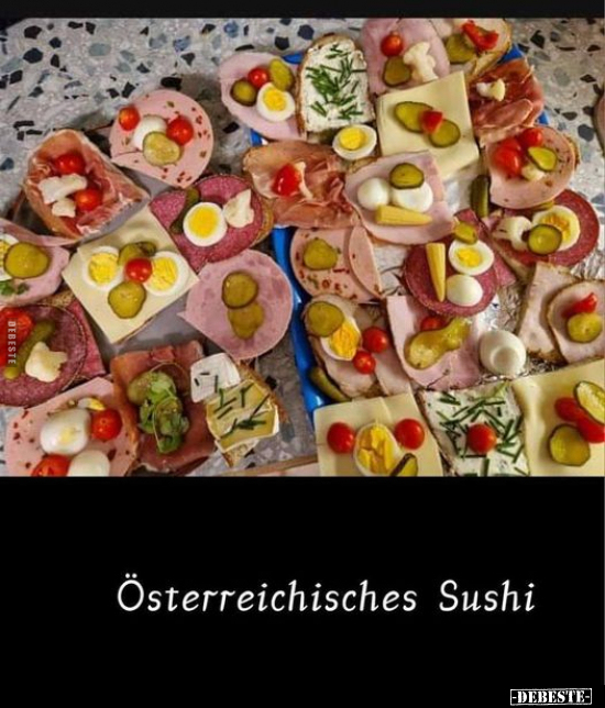 Österreichisches Sushi.. - Lustige Bilder | DEBESTE.de