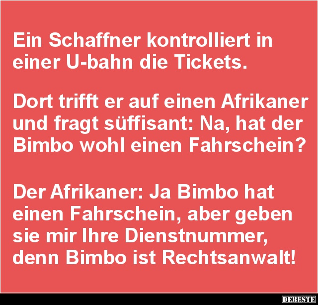 Ein Schaffner kontrolliert in einer U-bahn die Tickets.. - Lustige Bilder | DEBESTE.de