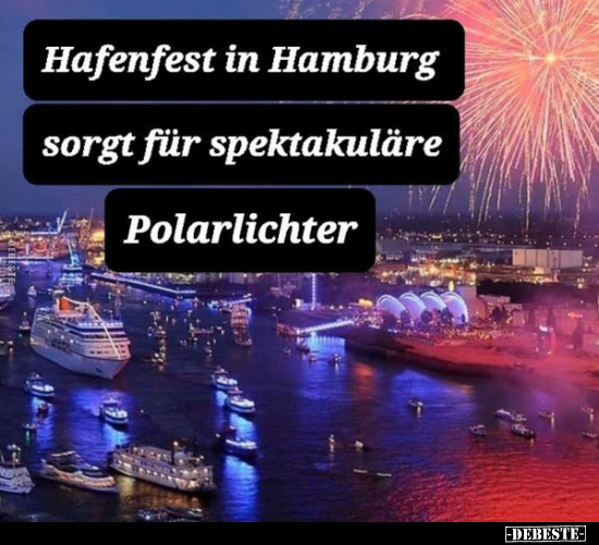 Hafenfest in Hamburg.. - Lustige Bilder | DEBESTE.de