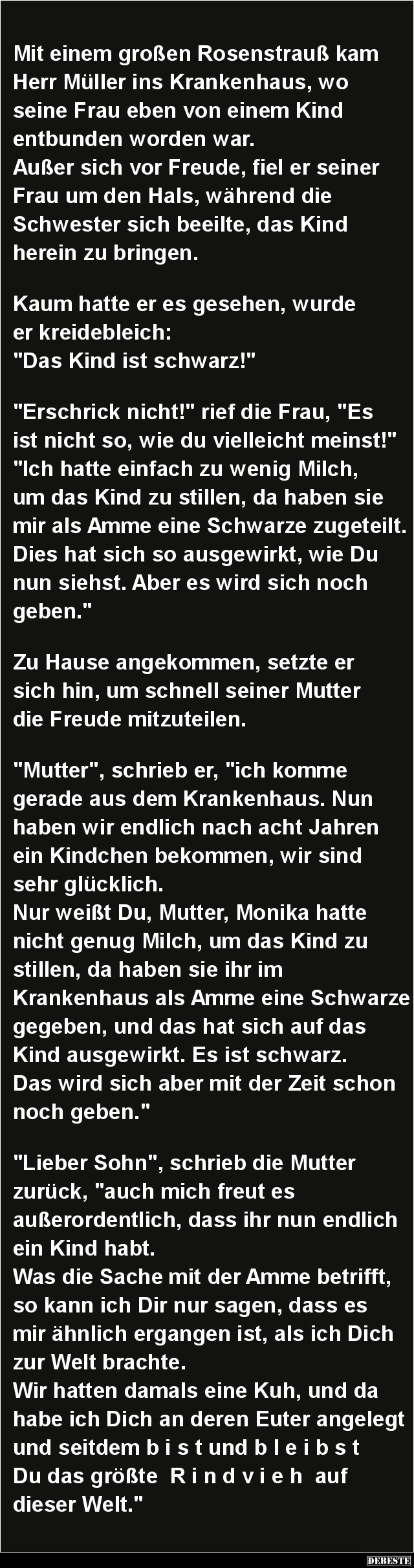 Mit einem großen Rosenstrauß kam Herr Müller ins Krankenhaus.. - Lustige Bilder | DEBESTE.de