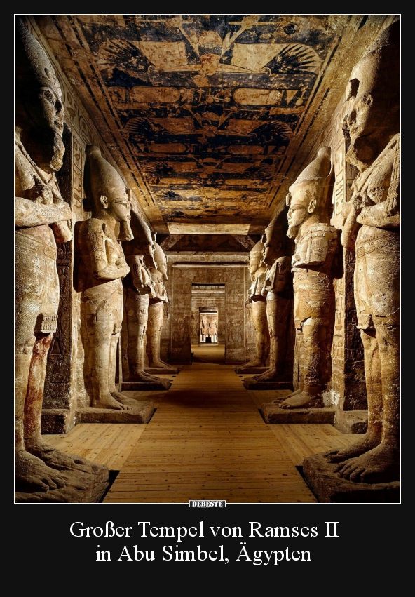 Großer Tempel von Ramses II in Abu Simbel, Ägypten.. - Lustige Bilder | DEBESTE.de