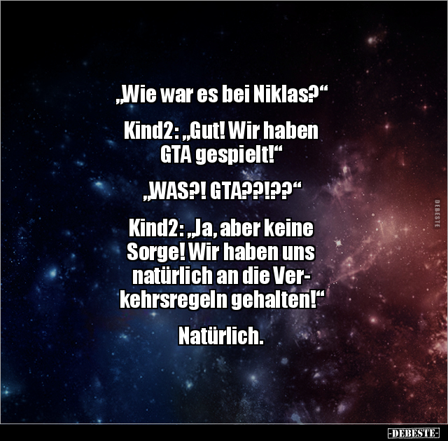 "Wie war es bei Niklas?".. - Lustige Bilder | DEBESTE.de