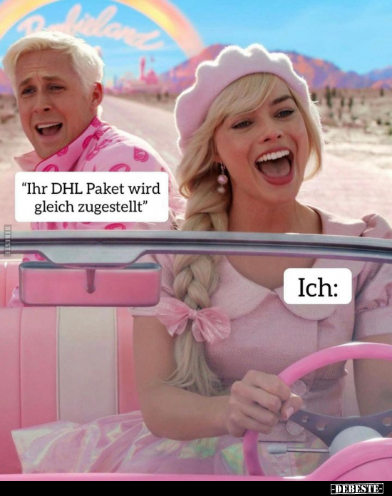 "Ihr DHL Paket wird gleich zugestellt".. - Lustige Bilder | DEBESTE.de