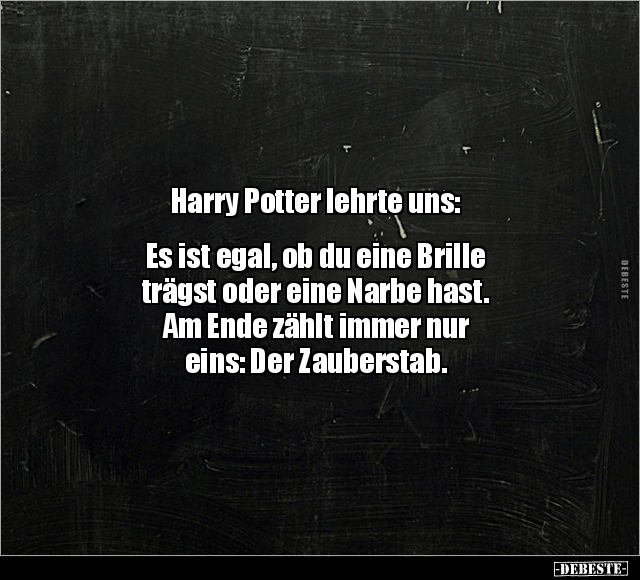 Harry Potter lehrte uns:.. - Lustige Bilder | DEBESTE.de